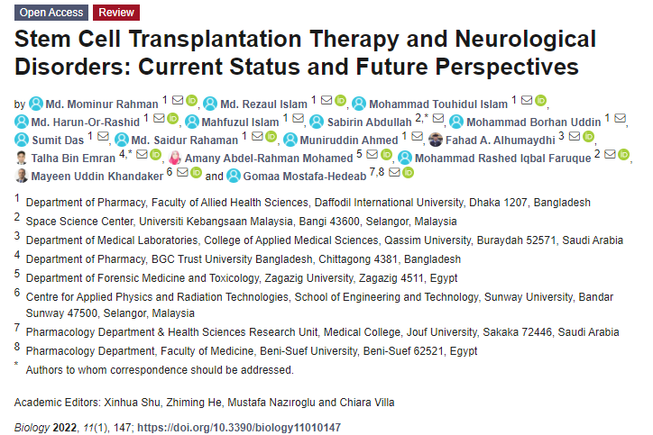 干細胞移植治療神經系統疾病：現狀和未來展望