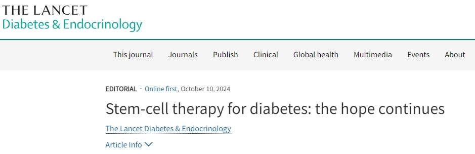 干細胞療法治療糖尿?。合Ｍ栽诶^續