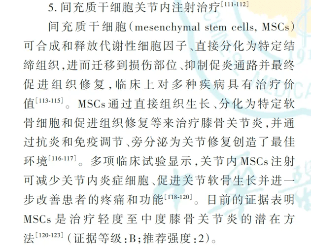 中國骨關節炎診療指南（2024版）