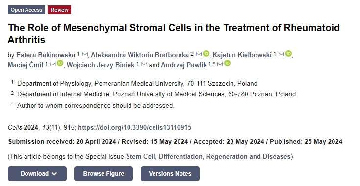 間充質干細胞在類風濕關節炎治療中的作用 間充質干細胞在類風濕關節炎治療中的作用
