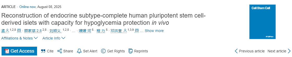 具有體內低血糖防護能力的、內分泌亞型完備的人多能干細胞來源胰島的構建