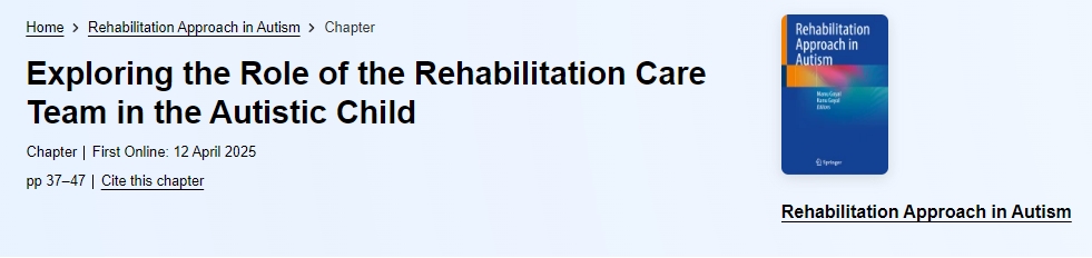 探索康復護理團隊在自閉癥兒童中的作用